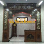 Mihrab Masjid Model Ornamen Terbaru Kayu Jati Perhutani