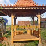 Gazebo Kayu Jati Model Joglo Tumpang Sari