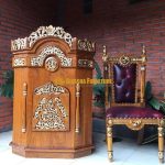 Katalog Mimbar Masjid Kayu Jati Ukiran Kaligrafi