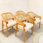 Set Kursi Teras Kayu Jati Kombinasi Rotan Minimalis - Image 4