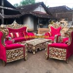 Set Sofa Kursi Tamu Klasik Ukiran Super Mewah