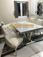 Set Meja Kursi Makan Minimalis Modern Stanliess