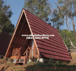 Jual Rumah Lumbung Segitiga Kayu Jati - Image 2