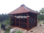 Jual rumah kayu minimalis model jepang