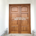 jual pintu minimalis kayu jati perhutani
