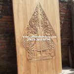 jual pintu ukir kelir wayang kayu jati