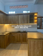 jual kitchenset minimalis dari kayu jati - Image 3