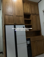 jual kitchenset lemari dapur minimalis dari kayu jati - Image 2