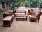 Set kursi tamu minimalis kayu jati