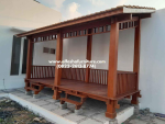 Jual gazebo minimalis modern kayu jati kering - Image 2