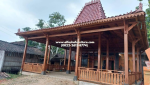 Jual rumah joglo pendopo kayu jati tumpang sari