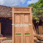 jual pintu kayu jati perhutani model antik lawas