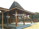 Harga rumah joglo pendopo kayu jati tumpang sari - Image 3