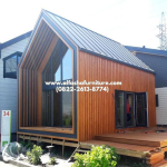 Jual Rumah Kayu Minimalis Modern Kayu Jati