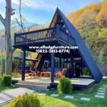 Jual Rumah Kayu Triangle House
