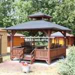 Gazebo Jati Jepara Minimalis Modern