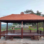Jual Gazebo Minimalis Kayu Jati Super