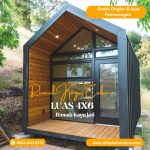 Rumah Cabin Kayu | Rumah Kayu Minimalis | Gazebo Minimalis Kayu