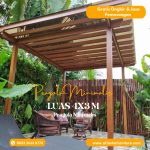 Pergola Kayu Minimalis | Pragola Kayu | Gazebo Minimalis - Image 2