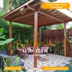 Pergola Kayu Minimalis | Pragola Kayu | Gazebo Minimalis
