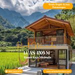 Rumah Kayu Minimalis Modern Kayu