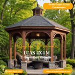 Gazebo Minimalis | Gazebo Kayu Jati | Gazebo Bali