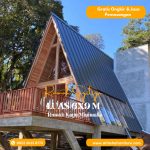 Rumah Segitiga Minimalis Modern Kayu