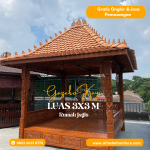 Gazebo Kayu jati ukiran jepara
