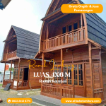 rumah lumbung tingkat minimalis kayu jati jepara