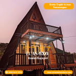 Jual Rumah Segitiga Kayu Jati Minimalis