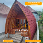 Rumah Lumbung Jepara 4x6 Meter