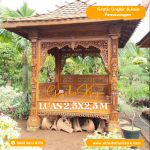 Gazebo Kayu Jati Ukiran Jepara