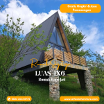 Kontraktor Rumah Segitiga Minimalis Kayu Jati