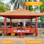 Gazebo Minimalis Murah Kayu Kelapa