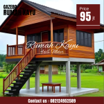 Rumah Kayu Minimalis | Rumah Glamping Minimalis