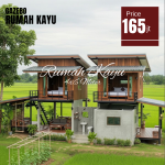 Rumah Cabin Kayu | Rumah Glamping Kayu | Rumah Kayu Minimalis