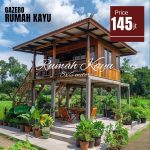 Rumah Kayu Minimalis Modern | Rumah Glamping Kayu