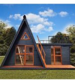 Rumah Segitiga Roftop Minimalis Kayu Jati - Image 2