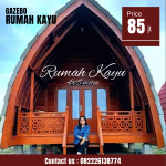 Rumah Lumbung Minimalis Kayu Jati Jepara