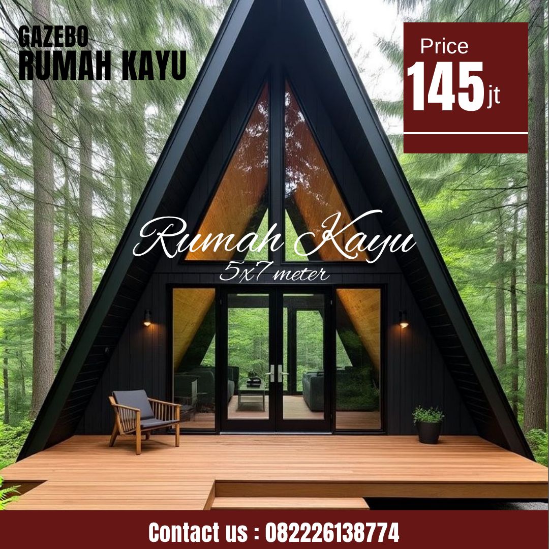 WhatsApp Image 2025-11-19 at 07.06.16_25c9f326 Rumah Glamping Segitiga Minimalis Modern Kayu Jati 5x7 Meter - Image 1