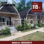 Rumah Lumbung Kayu Jati Tua Produksi Jepara