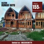 Rumah Lumbung Tingkat Minimalis Kayu Jati