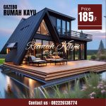 Rumah Glamping Segitiga Minimalis Modern Roftop
