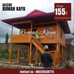 Rumah Panggung Kayu Jati Minimalis Produksi Jepara