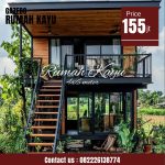 Rumah Kayu Minimalis Modern Tingkat