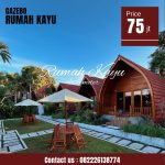 Rumah Lumbung Kayu Jati Ukuran 4x6 Meter