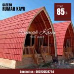 Rumah Lumbung Kayu Jati Minimalis Ukuran 4x6 Meter