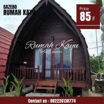 Rumah Lumbung Kayu Jati Minimalis Atap Multiroof
