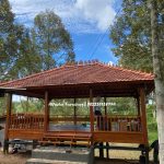 Gazebo Minimalis Kayu Jati | Gazebo Jepara | Gazebo Kayu Jati