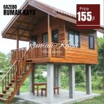 Jual rumah kayu joglo minimalis kayu jati atap genteng